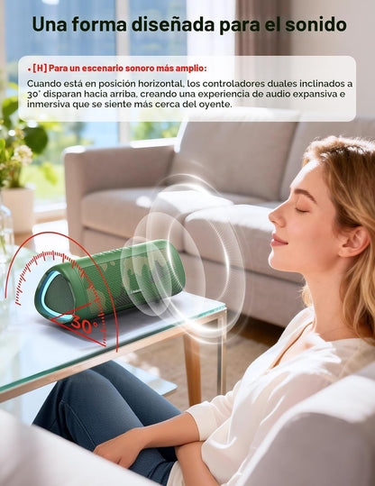 BolaButty Altavoz Bluetooth con sonido HD, inalámbrico portátil, IP...