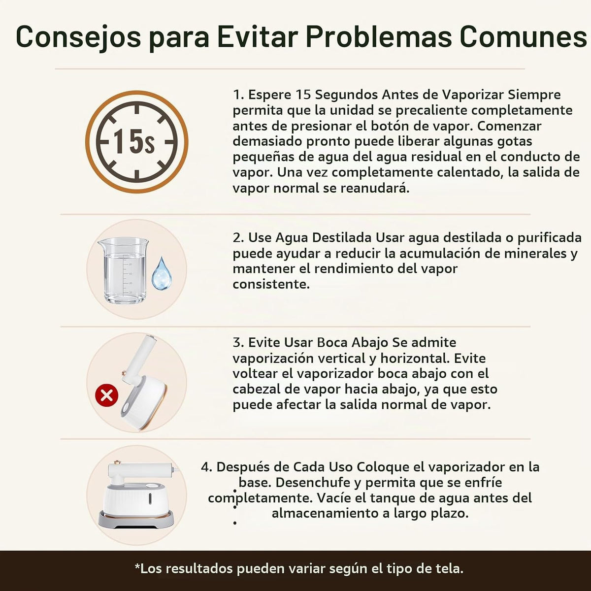 EICORA Vaporizador de mano para ropa, vaporizador 2 en 1 y plancha...