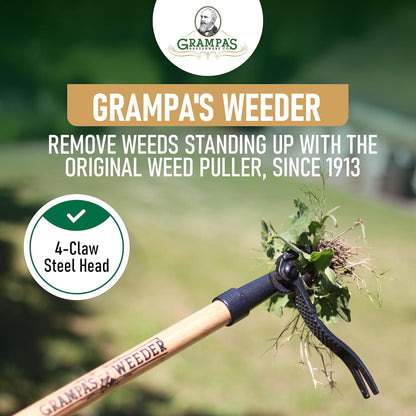 Grampa's Weeder - El extractor de malezas de pie original con m...