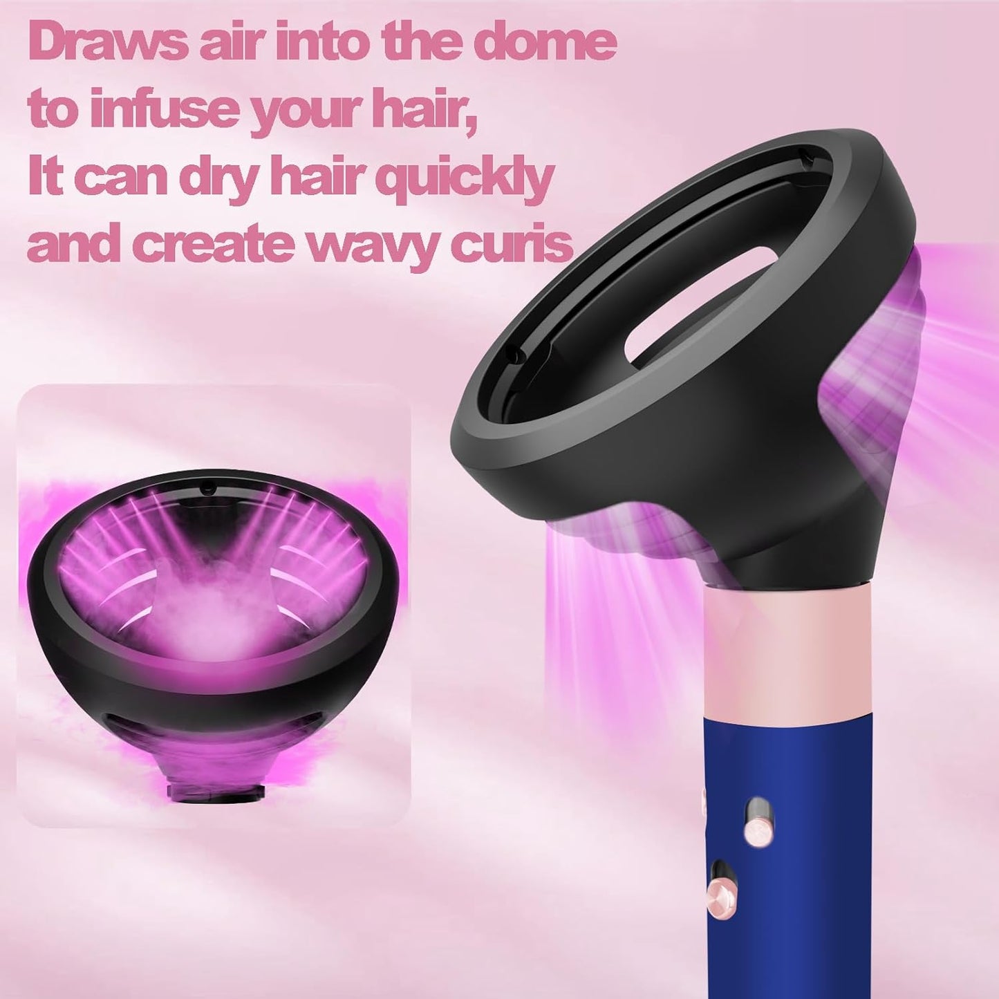 YTCHYYSK Accesorio difusor de rizos ondulados para Dyson Airwrap HS...