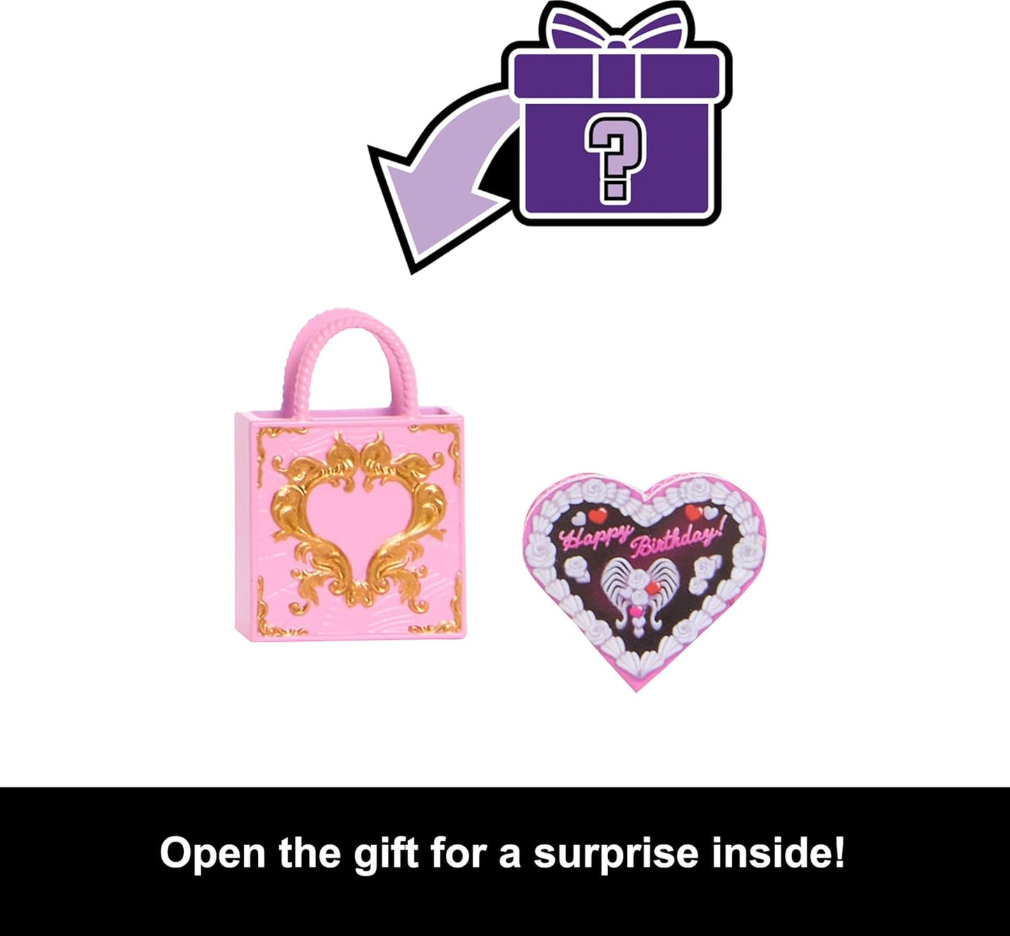 Monster High Scary Sweet Birthday Doll, Cupid Asteria en vestido de...
