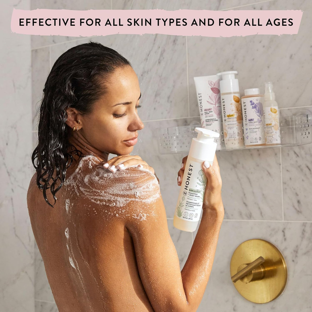 The Honest Company Champú para bebé, gel de baño y acondicionador d...