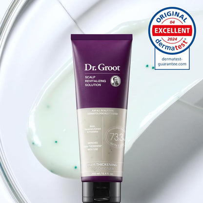 Acondicionador para engrosar el cabello de Dr. Groot para la pérdida del cabello, cabello delgado, cuidado capilar coreano, tratamiento del cuero cabelludo con biotina, clínicamente probado, cabello