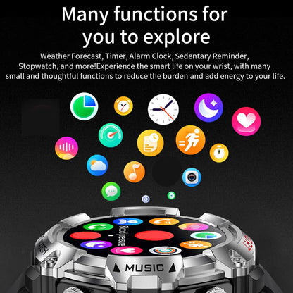 UYRGT Reloj inteligente con auriculares, para teléfono iOS y Androi...