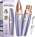 VG VOGCREST Recortadora de cejas y facial: depilación facial recarg...