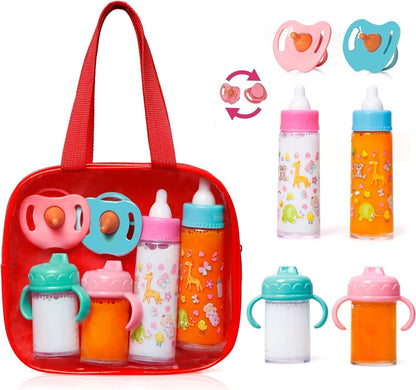 fash n kolor My Sweet Baby - Juego de alimentación para muñecas des...