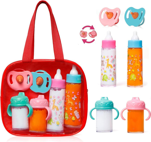 fash n kolor My Sweet Baby - Juego de alimentación para muñecas des...