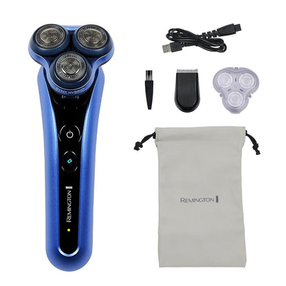 Remington Limitless X7 - Afeitadora para hombre, cuchillas de titanio y tecnología Power Sense, afeitadora eléctrica giratoria de rendimiento avanzado con bola pivotante para comodidad de piel sensible, 100% impermeable.