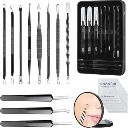 Meidaier Kit de eliminación de puntos negros, extractor de comedona...