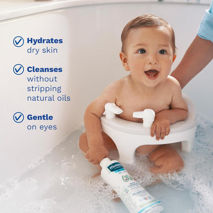 Mustela Gel de Limpieza Suave para Bebé - Jabón para el Cabello y C...
