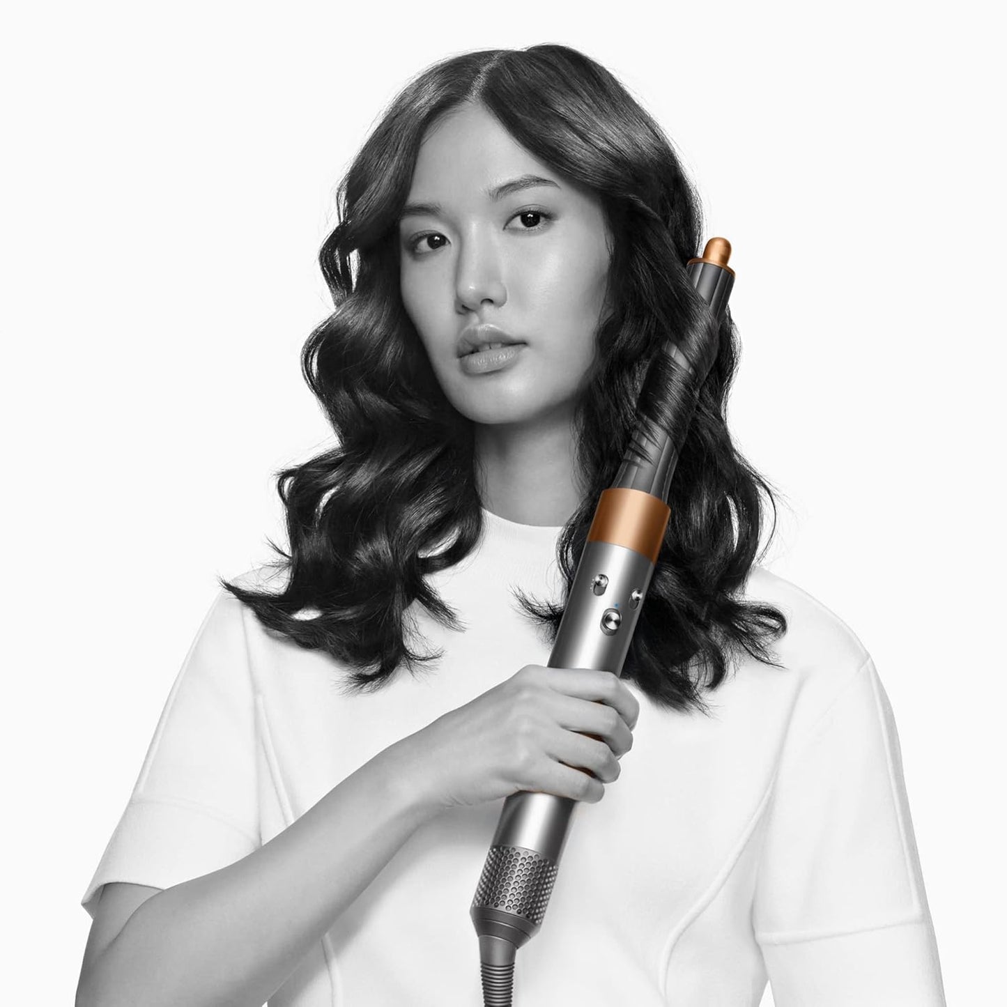 Dyson Airwrap™ Origin Multi-Styler, Sin Daño por Calor, Barril de 3 cm, Cepillo Redondo, Accesorio Anti-Encrespamiento