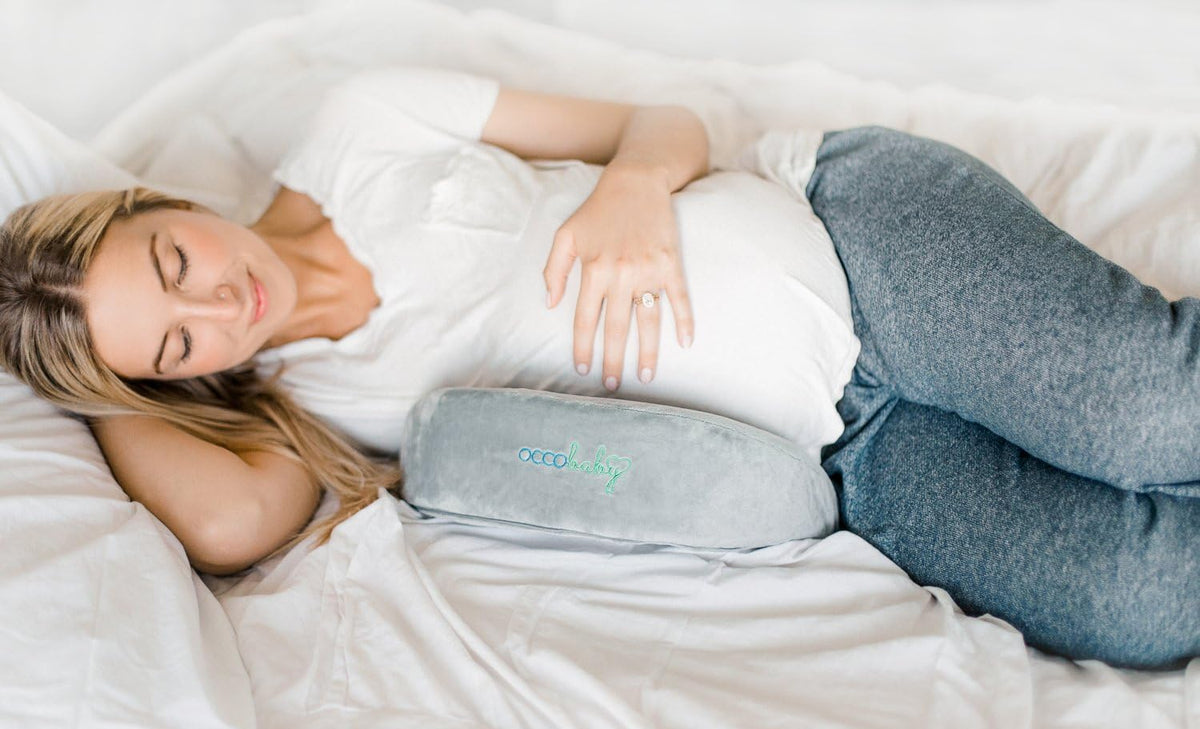 occobaby almohada de cuña para embarazo | Espuma de memoria, almoha...