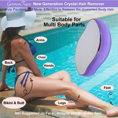 Germantique Borrador de Pelo de Cristal, Removedor de Pelo Natural...