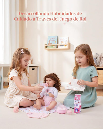 BABESIDE Juego de 10 piezas de accesorios para muñecas reborn para...