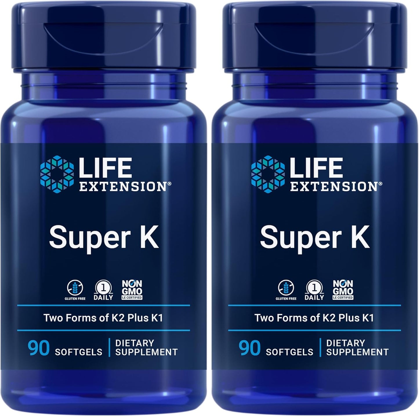 Life Extension Super K, Vitamina K1, Vitamina K2 MK-7, Vitamina K2...