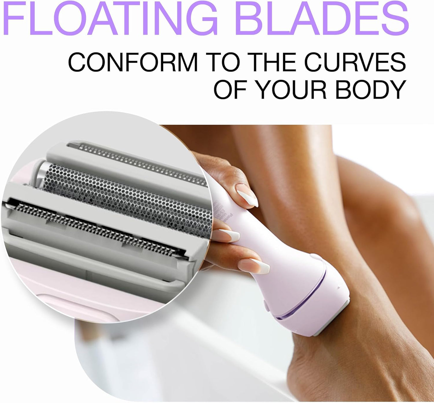 Panasonic Afeitadora eléctrica para mujeres, afeitadora inalámbrica...