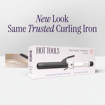 HOT TOOLS Pro Artist Nano Rizador/Varita de Cerámica | Para Cabello Suave y Brillante (1-1/4 pulgadas)