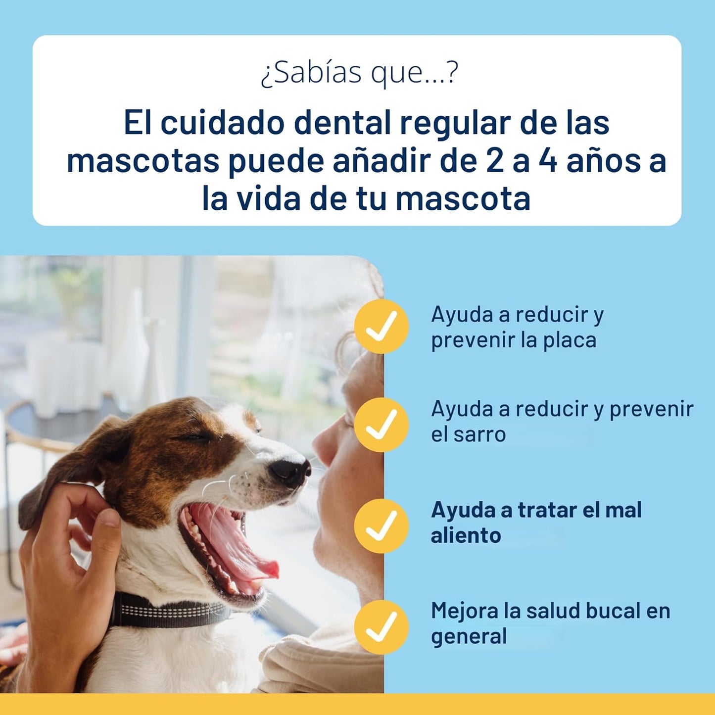 ProDen PlaqueOff Polvo para mascotas - Ambientador de aliento para...