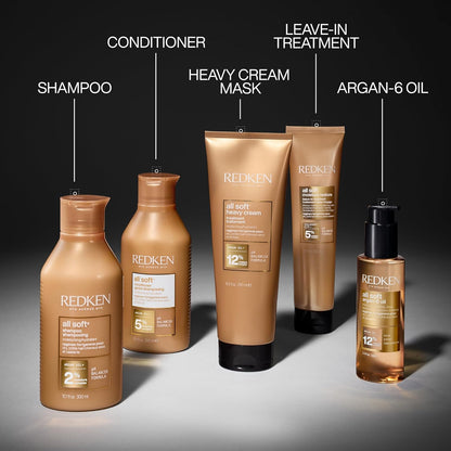 Redken All Soft Conditioner - Moisturizes &amp; Hydrates Dry, Britt...