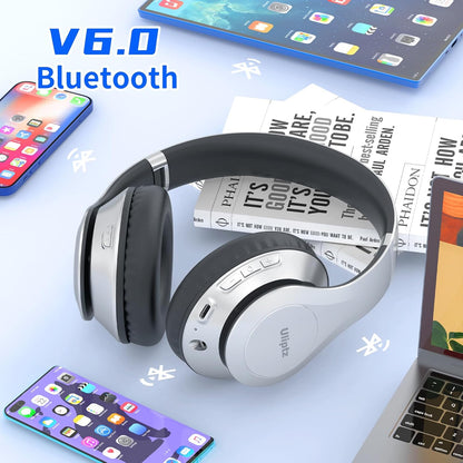 Uliptz Auriculares Bluetooth inalámbricos, tiempo de reproducción d...