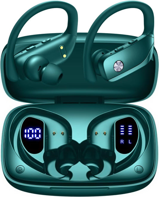 bmanl Auriculares Inalámbricos Bluetooth Audífonos Sobre la Oreja c...