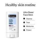 Neutrogena Protector solar facial en barra ultra transparente SPF 6...