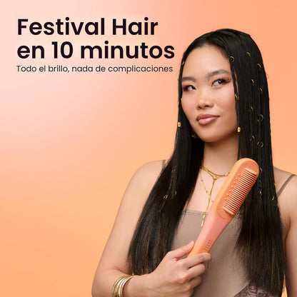 Wavytalk Spotlight Sleek Steamline Pro Festival Bundle, cepillo ali...