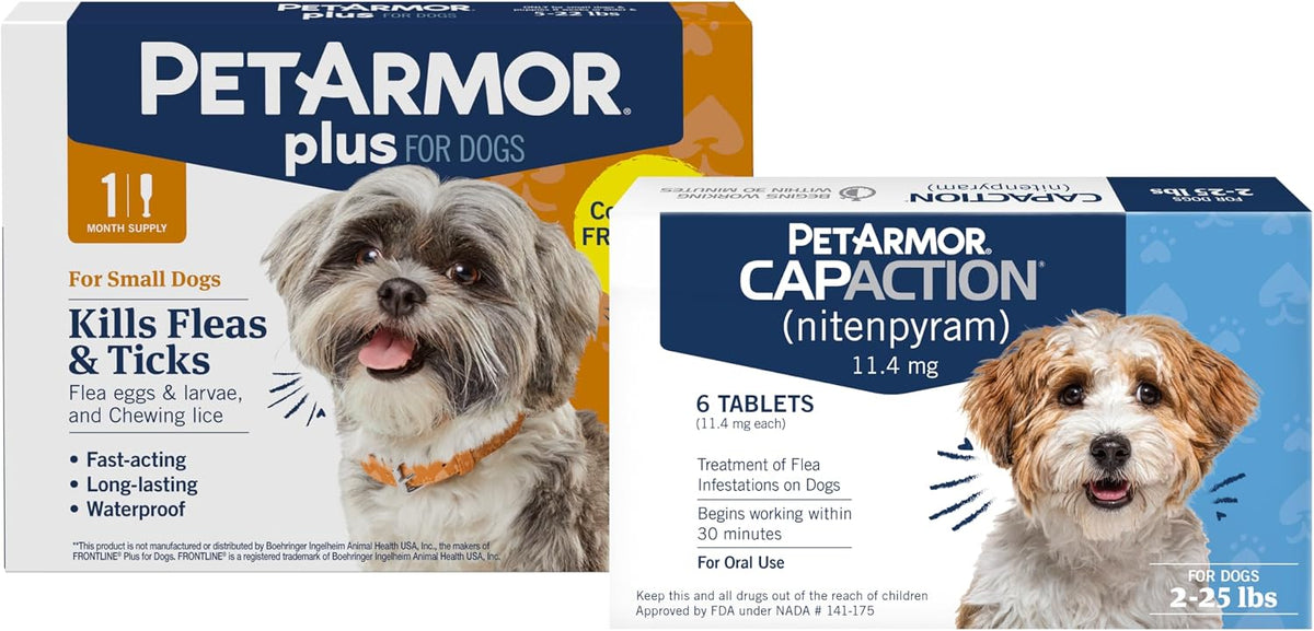 PetArmor CAPACTION Tratamiento Oral contra Pulgas para Perros (6 Do...