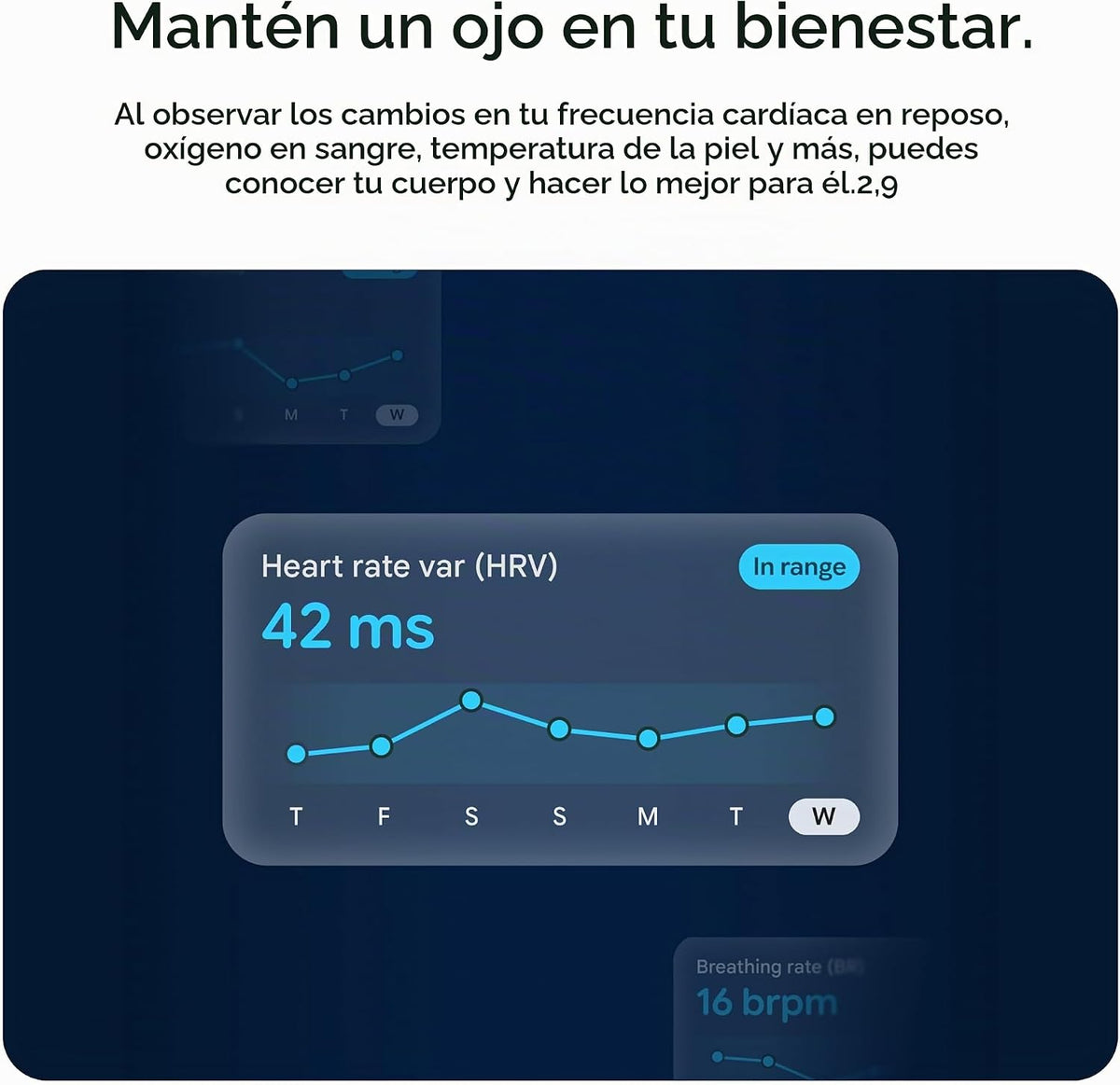 Fitbit Inspire 3 rastreador de salud y fitness con control del estr...