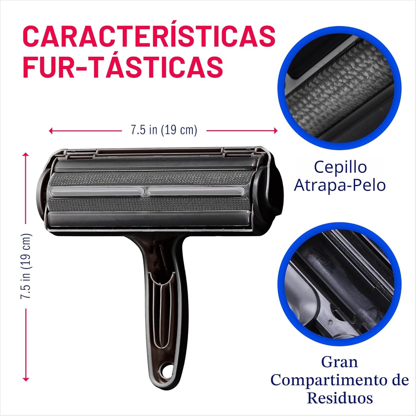 ChomChom Roller Removedor de pelo de mascotas \u2013 Rodillo de pel...