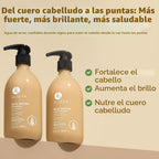 Set de champú y acondicionador de agua de arroz Luseta, volumen y b...