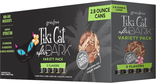Tiki Cat After Dark, paquete variado, ingredientes 100% no transgén...