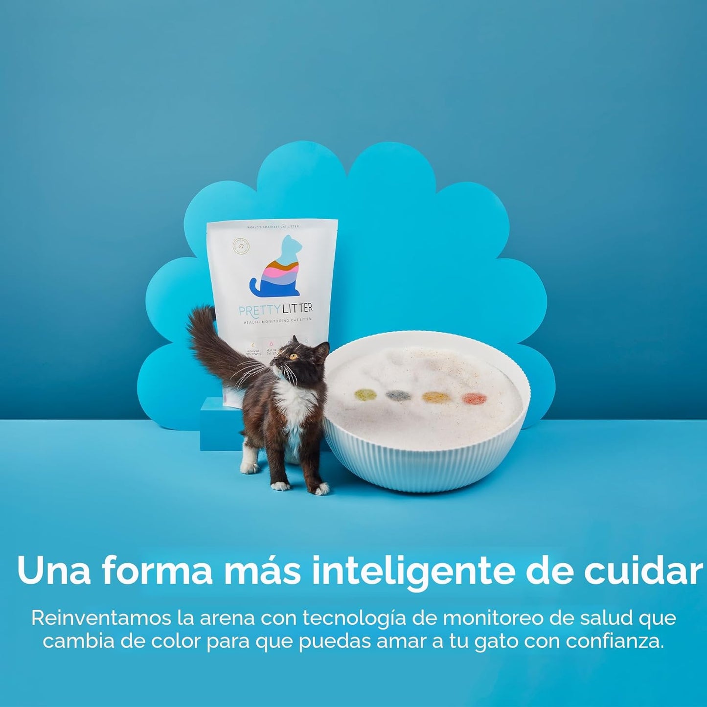 PrettyLitter - Arena para gatos con monitoreo de salud (sin perfume...