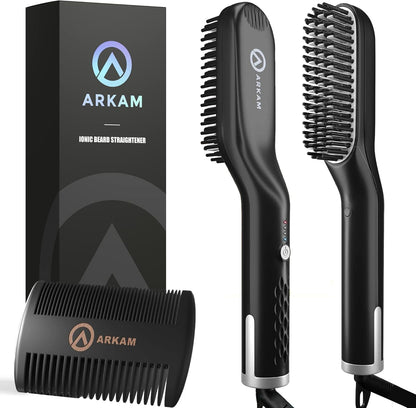 Arkam Alisador de barba para hombres \u2013 Kit original de cepillo...