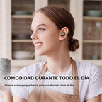 TOZO Auriculares inalámbricos A1 Bluetooth 5.3 de peso ligero en el...