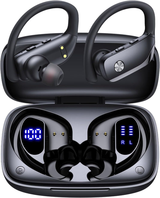 bmanl Auriculares Inalámbricos Bluetooth Auriculares con Ganchos So...
