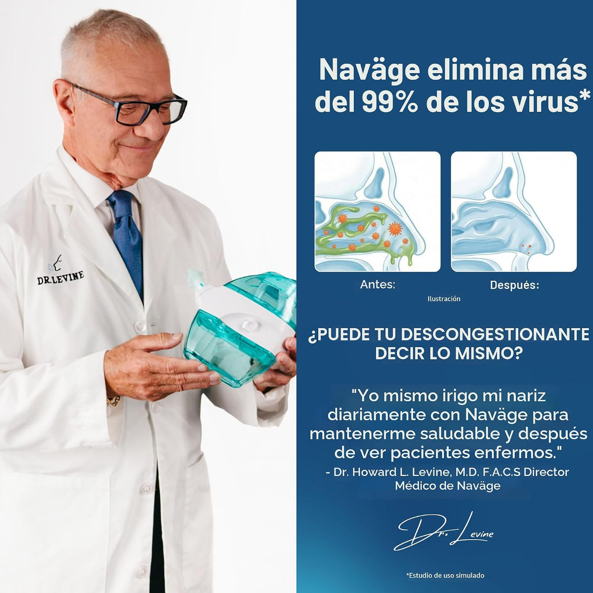Navage Paquete Multiusuario - Sistema de Irrigación Navage - Kit de...
