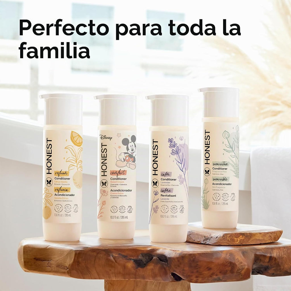 The Honest Company Acondicionador, hipoalergénico, sin fragancia, 1...