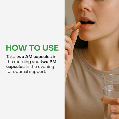 HealhtyCell AM\/PM Healthspan System - 90 vitaminas, minerales, fit...
