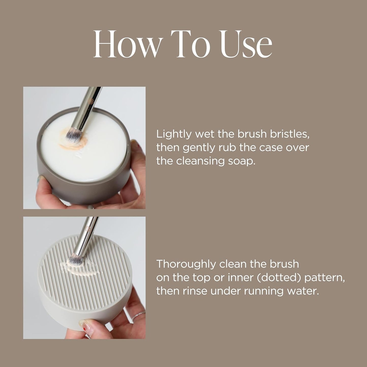 Piccasso Limpiador de brochas - Limpiador de brochas de maquillaje para limpieza profunda, limpiador suave para brochas de maquillaje, limpiador de brochas profesional limpiador sólido de maquillaje