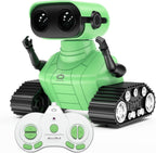 ALLCELE Juguetes robot, robot RC recargable para niños y niñas, jug...