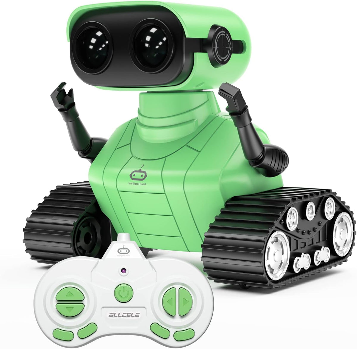 ALLCELE Juguetes robot, robot RC recargable para niños y niñas, jug...