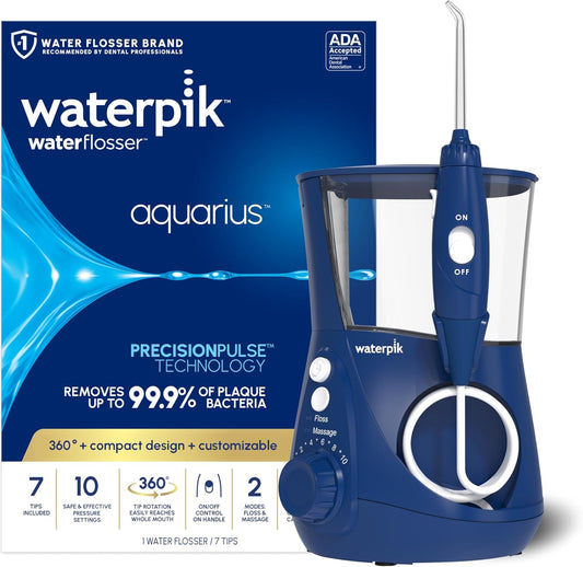 Waterpik Aquarius - Irrigador de agua para limpieza dental, encías,...