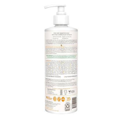 Babo Botanicals Sensitive Baby Champú y lavado 2 en 1 sin fragancia...