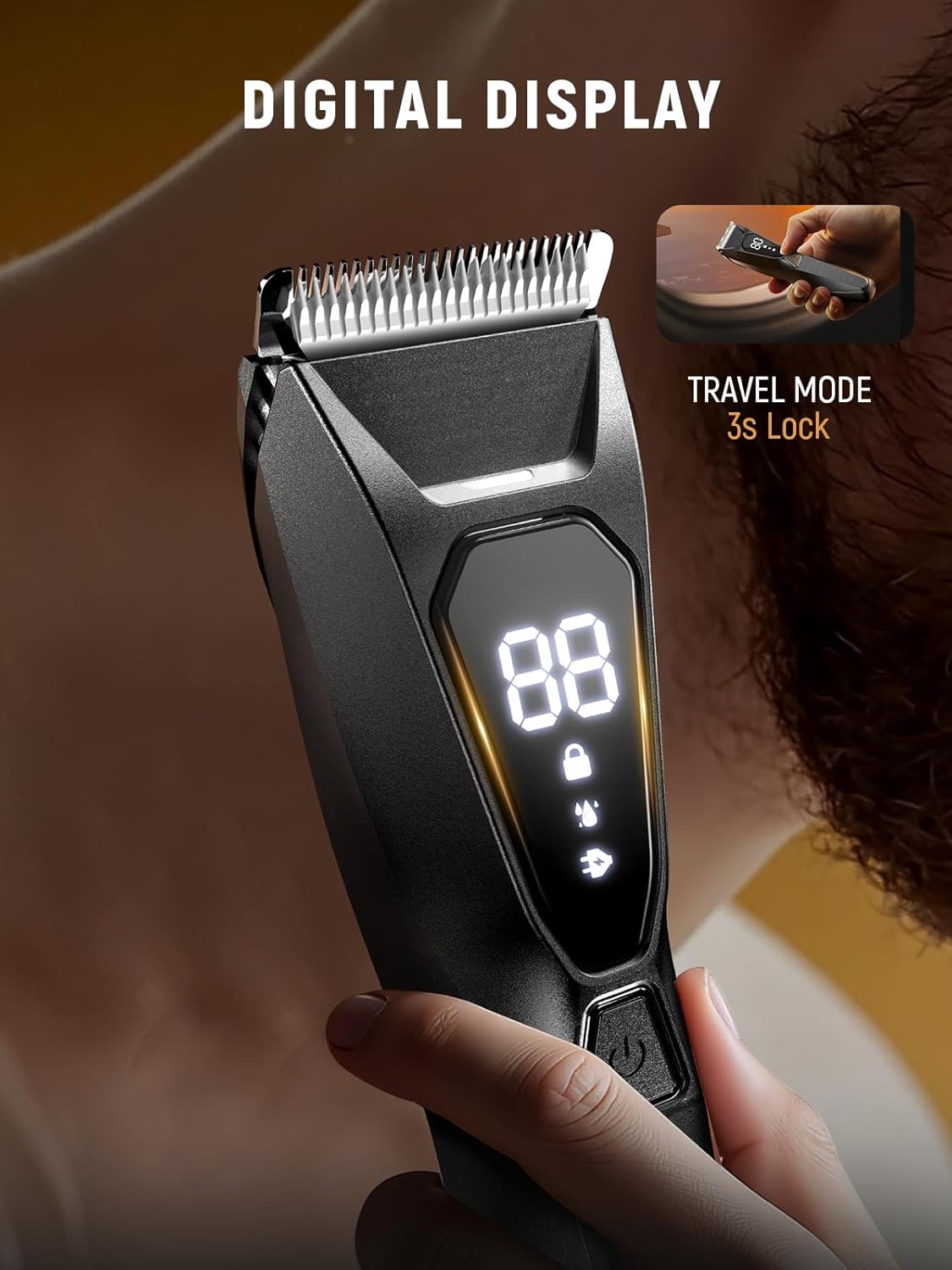 Xcdgiogw Recortadora de vello corporal para hombres: recortadora de...