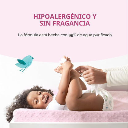 Marca Amazon \u2013 Mama Bear - Toallitas para bebés 99% de agua, h...