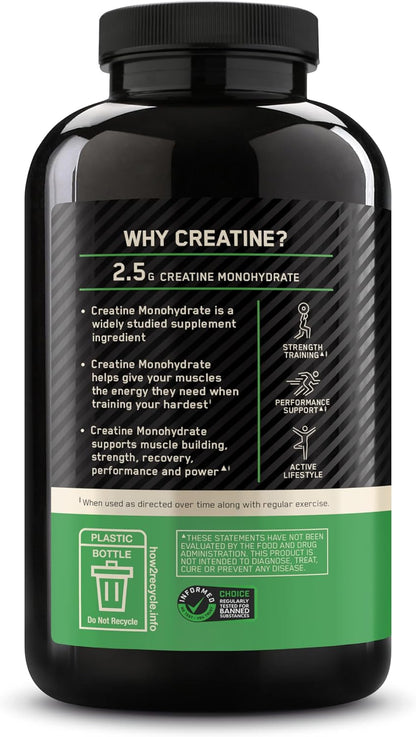 Optimum Nutrition Cápsulas de monohidrato de creatina micronizada,...