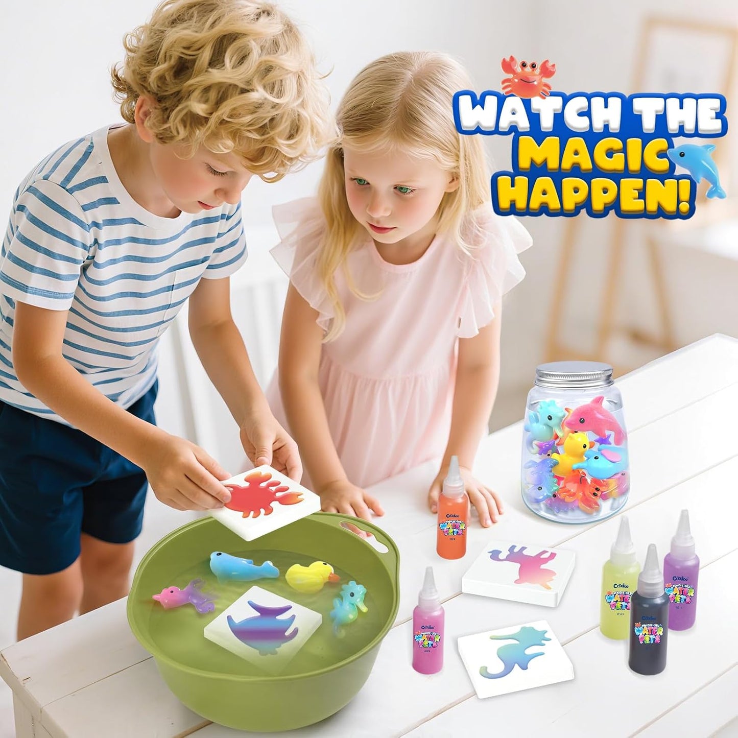 Kits de manualidades de juguete Elfo de Agua Mágico para niños, haz...