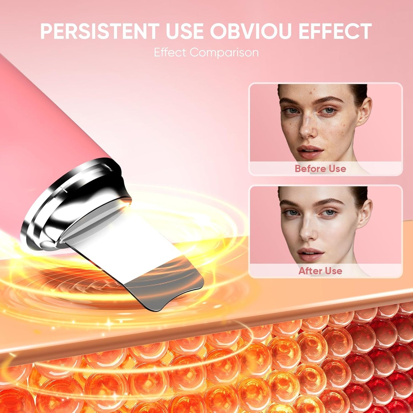 Stepcare Cepillo facial de silicona recargable 2 en 1, cepillo de l...