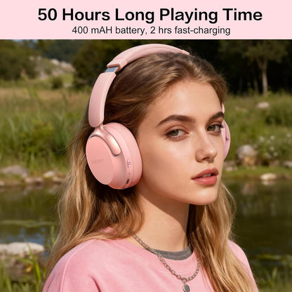 RORSOU B8 auriculares Bluetooth supraaurales, 6 modos de música EQ...